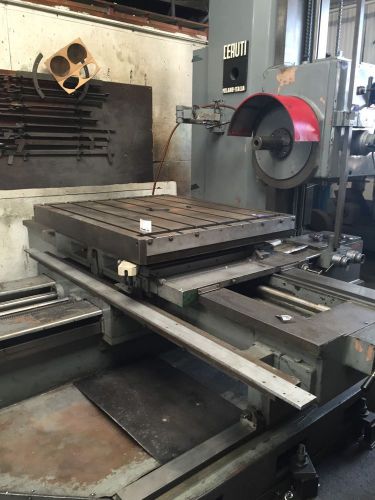 Horizontal boring mill ceruti made in italy ac100 with vertical head tailstock for sale