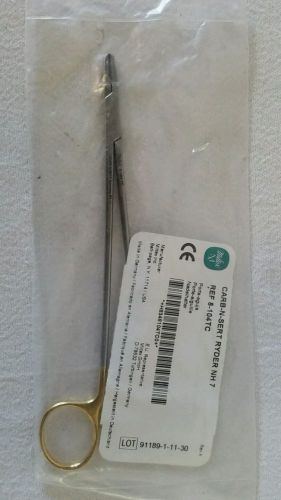 MILTEX #8-104TC RYDER Needle Holder, 7&#034; (17.8cm), serrated jaws Carb-N-Sert