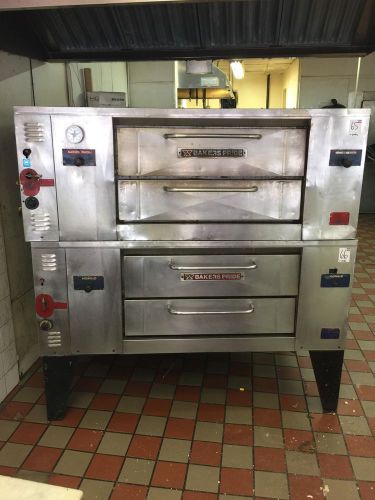 BAKERS PRIDE 805 DOUBLE STACK 4 PIE PIZZA OVEN