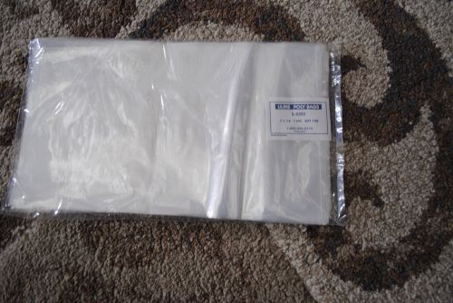 100 CLEAR 7 x 12 ULINE POLY BAGS Plastic S-5392