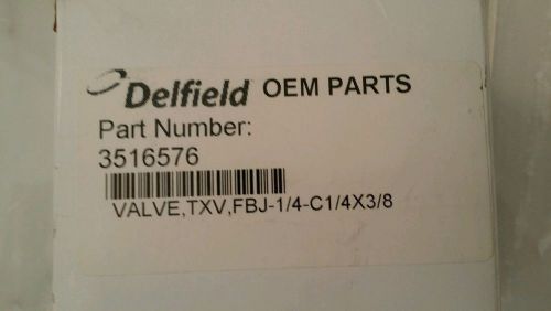 Delfield 3516576 Thermal Expansion Valve 1/4 x 3/8 Inch Brand New Free Shipping