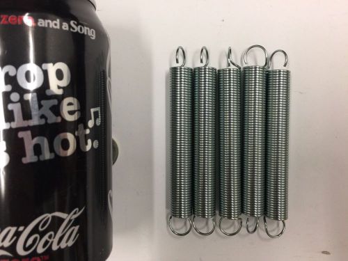 .050&#034; Wire Extension Spring Lot Of 5