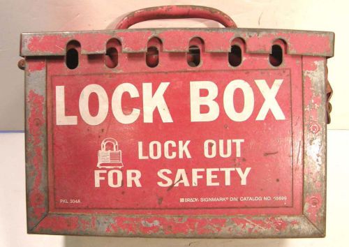Brady pkl304a portable group metal lock box safety for sale