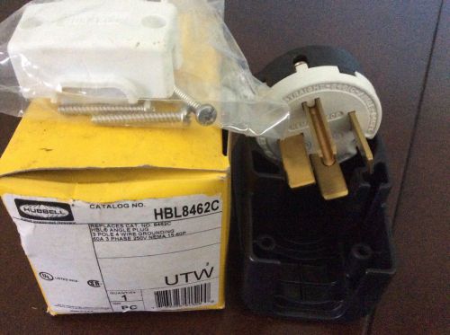 Hubbell HBL8462C angle plug (Qty 4)