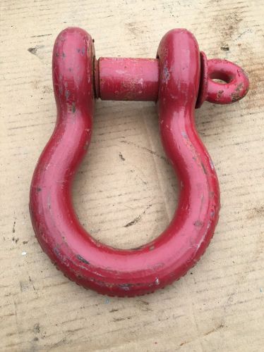 A174 CROSBY 17 Ton 1-1/2&#034; Screw Pin 5&#034; Shackle 34,000# lifting Crane Hoist Sling