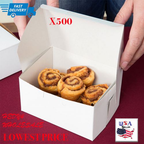 500/BD Cake / Bakery Box 5 1/2&#034; x 4&#034; x 3&#034; - FAST  Shipping  !!