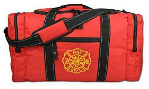 X-Large Value Turnout Fireman Gear Bag w/ Two End Pockets &amp; Shoulder Strap