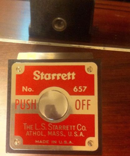 Starrett Magnetic Base Indicator Holder, 657P