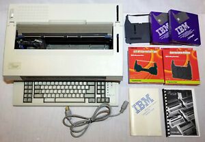 IBM Lexmark Wheelwriter 3000 Electric Typewriter  + Manuals, Cassettes (Working)