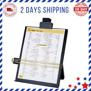 Easel Copy Holder Black Document Clip Adjusts for Easy Management