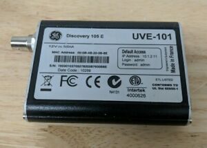 GE Ultraview Encoder 10 Discovery 105 E UVE-101 Single Video Encoder