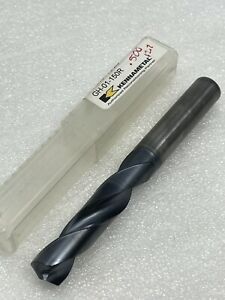 1/2” (12.7mm) Solid Carbide Drill Bit Regrind/Refurbished, Kennametal, Coated
