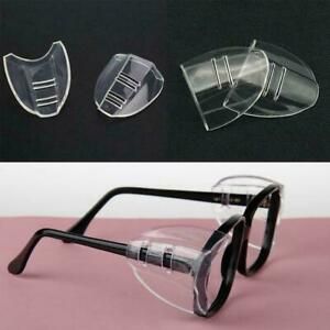 Side Shields For Eye Glasses Slip On Safety Glasses Universal Shield 2021 C5U7