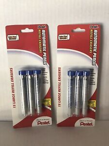 Pentel Automatic Pencil Refill Erasers 6 Tubes