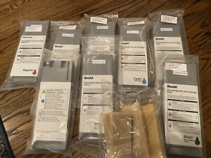 anajet MP5 dtg printer Ricoh ink cartidge set cleaning solition and sponges