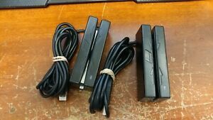 Magtek Mini USB Credit Card Reader (Black) 21040108 ( Lot of 2 )