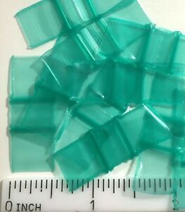 100 Green Apple Baggies 1/2 x 1/2 inch tiny zip bags 1212 EZ Open