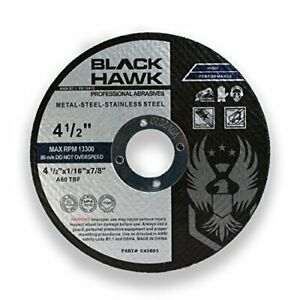 BHA Metal and Stainless Steel Cut Off Wheels for Angle Grinders 4.5” x 1/16” ...