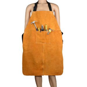 Adjustable Neckstrap Lincoln Electric Full Cowhide Leather Welding Waist Apron