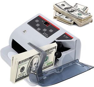 Portable Cash Counterfeit Detection 900pcs per min Bill Counter Multi-Currency