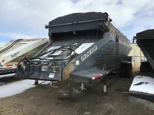 1992 Holland Flow Boy TA Live Bottom Trailer Needs Belt # 2993