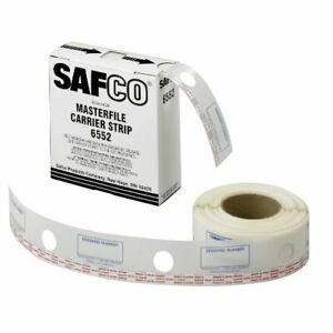 Safco Products Polyester Carrier Strips 2 1/4&#034; Wide for use with MasterFile 2...