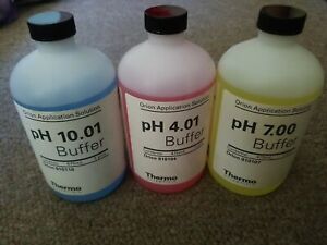 Biopharm Buffer Calibration Solution 3-Pack of 1pint bottles each pH 4, 7 and 10