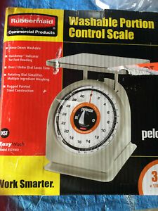 Rubbermaid Commercial Washable Portion Control Scale PELOUZE 32 OZ