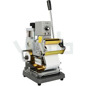 110V Hot Stamping Machine 330W Embossing Machine For Leather Plastic Ebonite