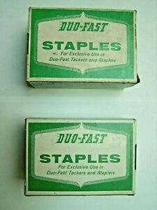 LOT OF ( 2 ) DUO-FAST 3/8&#034; - NO. 7512-D - 5,000 PER BOX