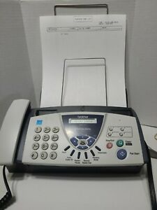 Brother FAX-575 Personal Fax Phone &amp; Copier Tested Works Great