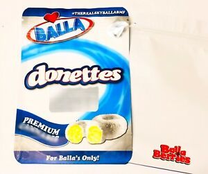100pk DONETTES RESEALABLE STORAGE PACKAGING BAGS SAME DAY SHIPPING