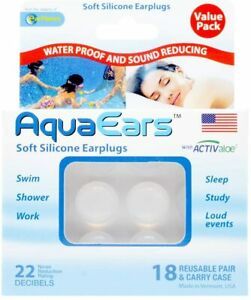 Ear Plugs Soft Silicone Earplugs 18 Pair
