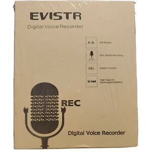 EVISTR 16GB Digital Voice Recorder Voice Activated Recorder Player USB Charge