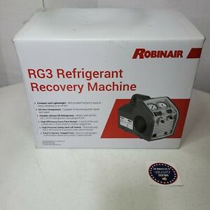 Robinair RG3 110V Portable Refrigerant Recovery Machine Open Box