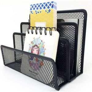 Document Organizer Bookends File Holders Metal Bookend Letter Organizer