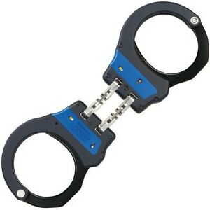 ASP 56016 Blue Line Ultra Hinge Cuffs Aluminum Dual-Keyway Police Duty Handcuff