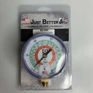 JB JUST BETTER M2-851 , Gauge, Glow In The Dark, 3-1/8, R22,R410A &amp; R404A