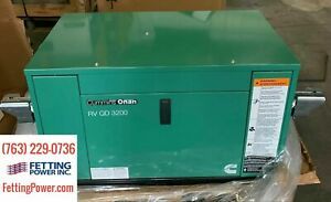 New 3.2kW Cummins Onan RV QD 3200 Diesel Generator 3.2HDZAA-6508E 120V