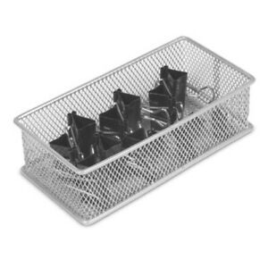 (3x12) - Ybm Home Silver Mesh Drawer Cabinet and or Shelf Organiser Bin,