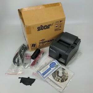 Star TSP100 Thermal Receipt USB Printer w/ Cables &amp; Software - NEW UNUSED 1