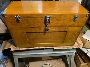 Gerstner Golden Oak #82 Twelve Drawer Machinist&#039;s Tool Chest