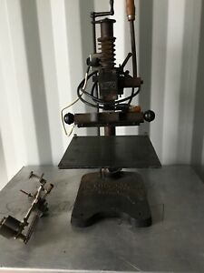KwikPrint 86 Foil Stamping Embossing Marking Machine Press