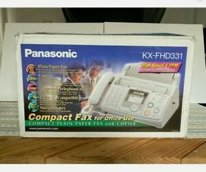 Panasonic KX-FHD331 Fax Copy Machine Copier Plain Paper Caller ID Telephone