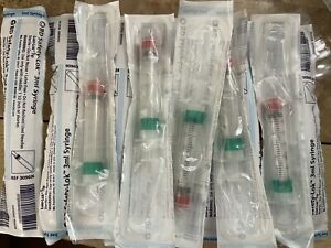 BD Leur-Lok 3ml Syringe - lot of 12 (no needle) Sealed