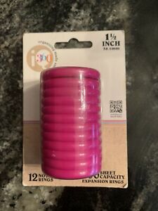 me &amp; my BIG ideas Plastic Expander Discs, Pink - The Happy Planner 1.5&#034; rings