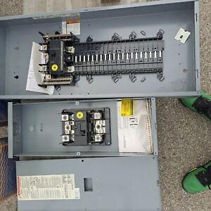 2 new Square D QO140M200P 40 Circuit 200 amp Main Breaker Panel Load Center