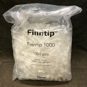 NEW 1000 pcs Finntip 1000 Pipet Tips 100-1000ul