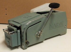 Marsh 5HT Manual Taper Kraft Paper Packing Tape Dispenser with Owners Manual