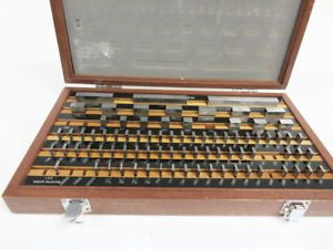 MITUTOYO 516-902 RECTANGULAR GAGE BLOCK SET GRADE 2 BE1-81-2 81 PIECE - EXTRAS